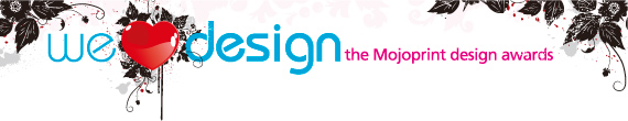 Mojoprint Design Awards banner