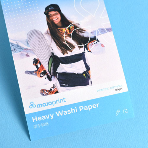Heavy Washi inkjet poster